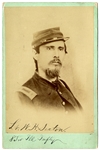 Signed Mounted Albumen - Illinois Infantry