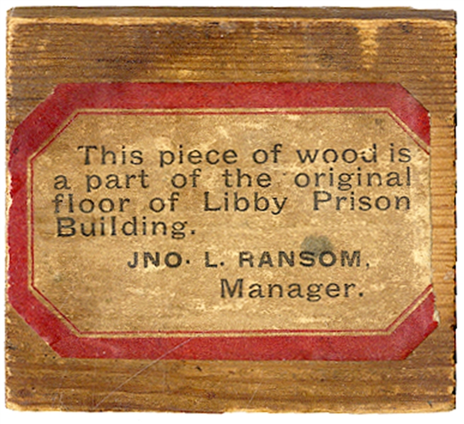 Libby Prison Wood