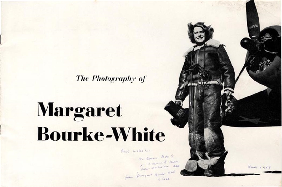 Margaret Bourke-White - Signed Photograph Program