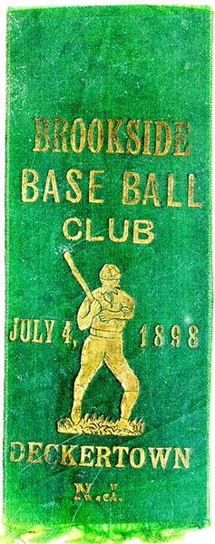 Brookside Base Ball Club - 1898
