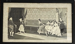 The Women Learning Fencing- Colonial Theme