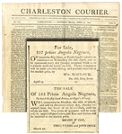 From Charleston Harbor - Ships Selling Angola Slaves