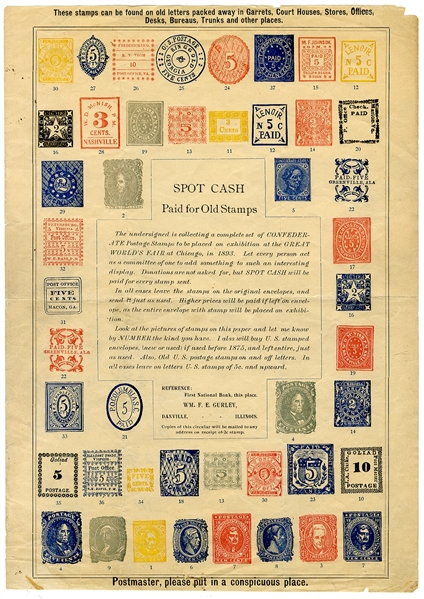 Buying CSA Stamps For The Columbian  Exposition