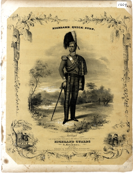 Boston Militia - Highland Guards - 1840