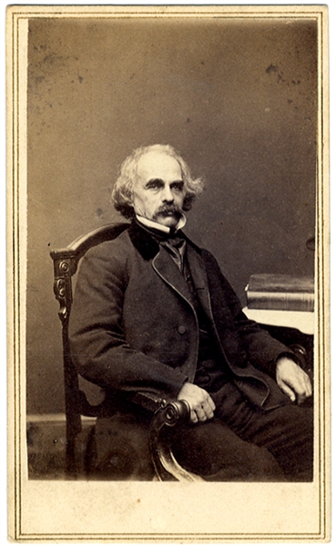 Rare Photograph of Author Hawthorne