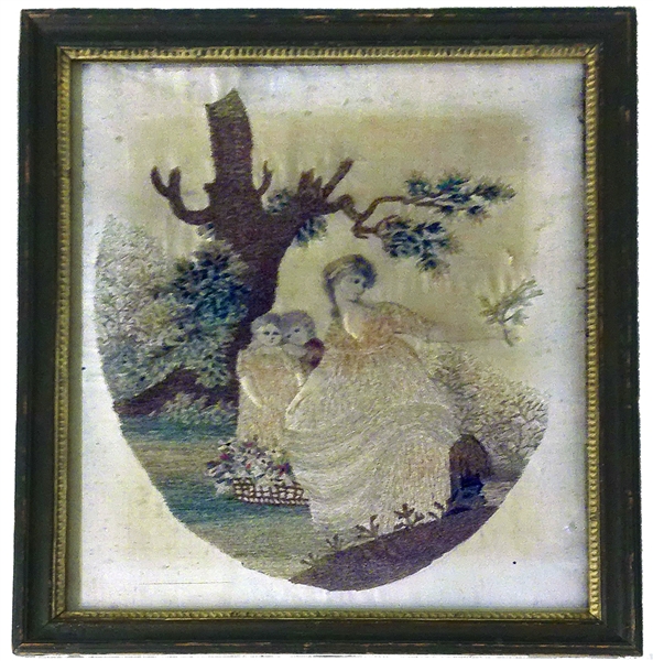 Framed Tapestry - c1800