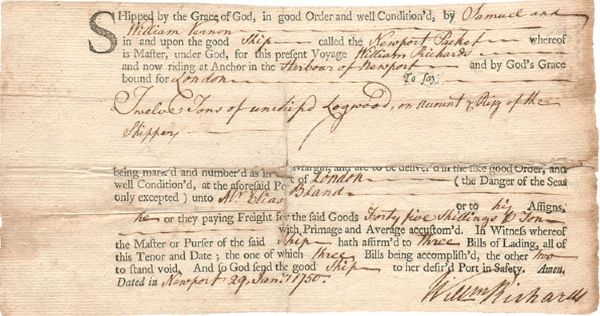 Slave Traders Samuel and William Vernon