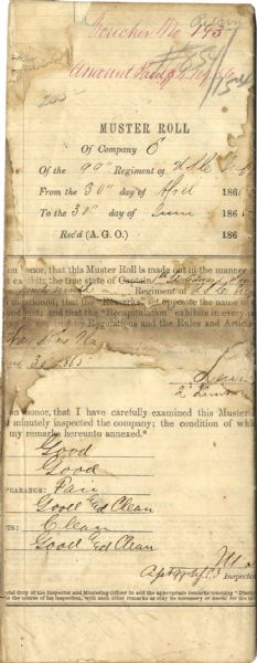 Black Muster Roll
