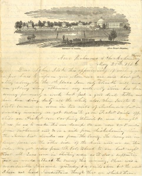 7th South Carolina KIA States “...We have too many men who will fight in office  but not out of it...” and then asks for a Negro to be sent to him    