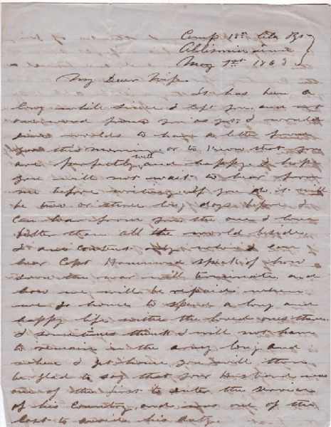 Sending A Loving Letter To His Wife
