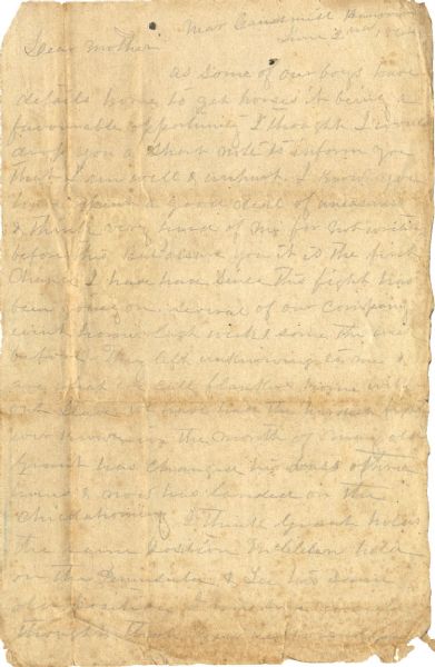 9th Virginia at Gaine’s Mill