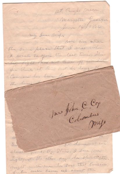 A Mississippi Cavalryman On The Atlanta Campaign