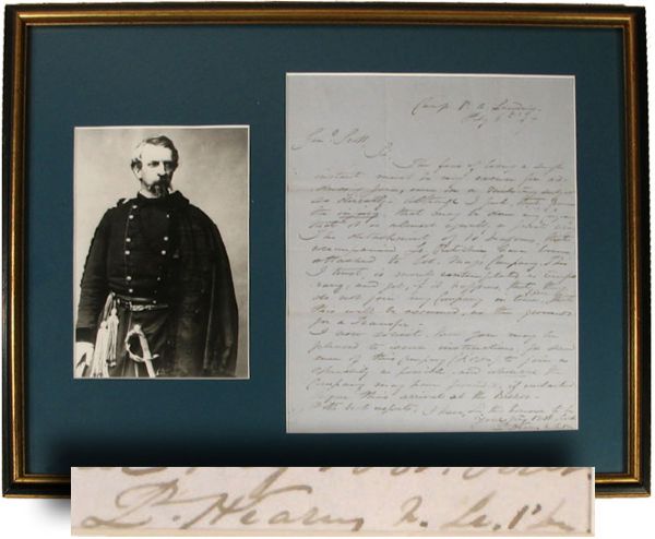 Philip Kearny Autograph Letter Signed