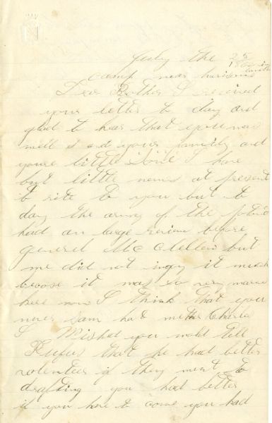 53rd Pennsylvania Letter