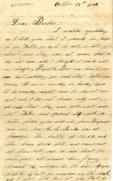 Wounded at Antietam