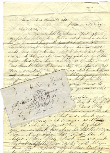 67th Pennsylvania Soldier Writes from Camp Parole