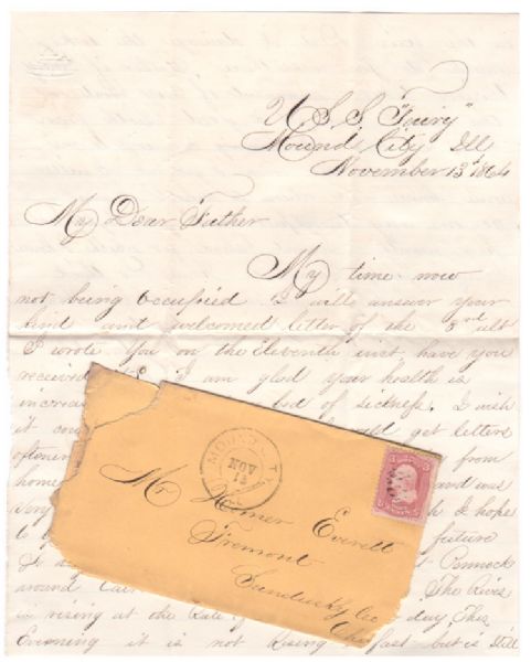 Onboard The USS Fairy in 1864