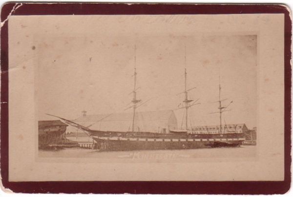USS Minnesota Victim of The CSS Merrimac