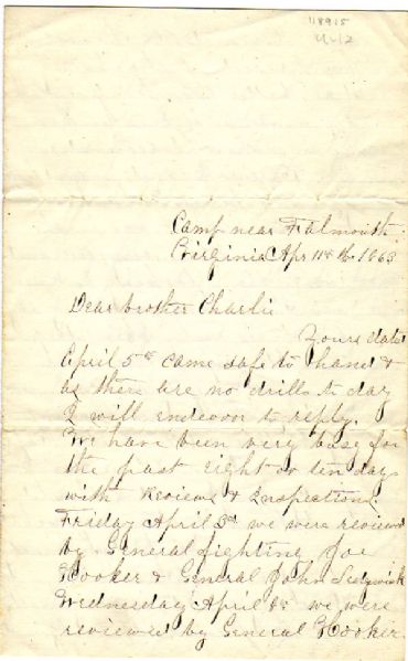 Soldier Describes President Lincoln