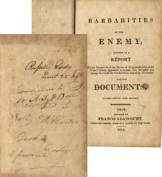 War of 1812 Carried Officer's Textbook