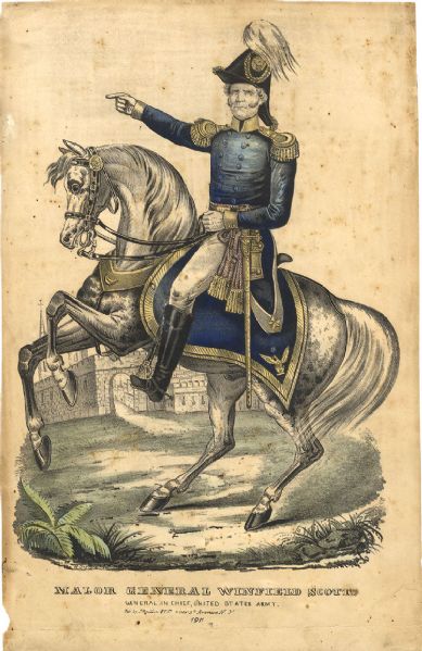 Lithograph of General Winfield Scott