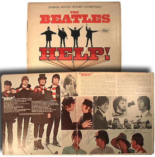 Fine Beatles Signed Album Jacket