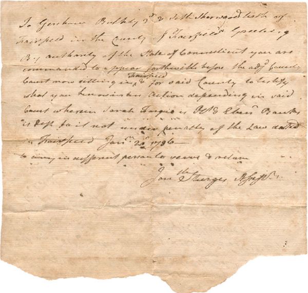 Two Late 18th Century American Documents