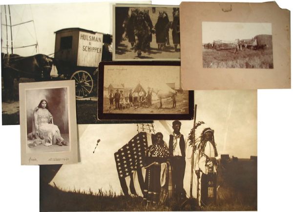 Group of NINE Oklahoma Photographs;