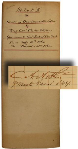 Future President Signs This Civil War Document