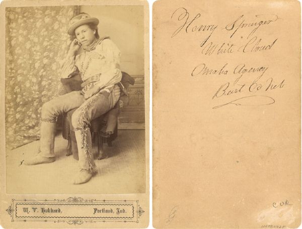 Son of Chief James White Cloud