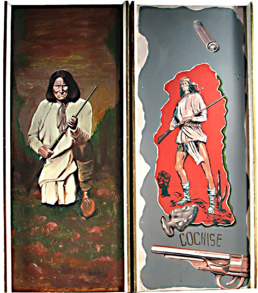 Folk Art Paintings of Geronimo & Cochise