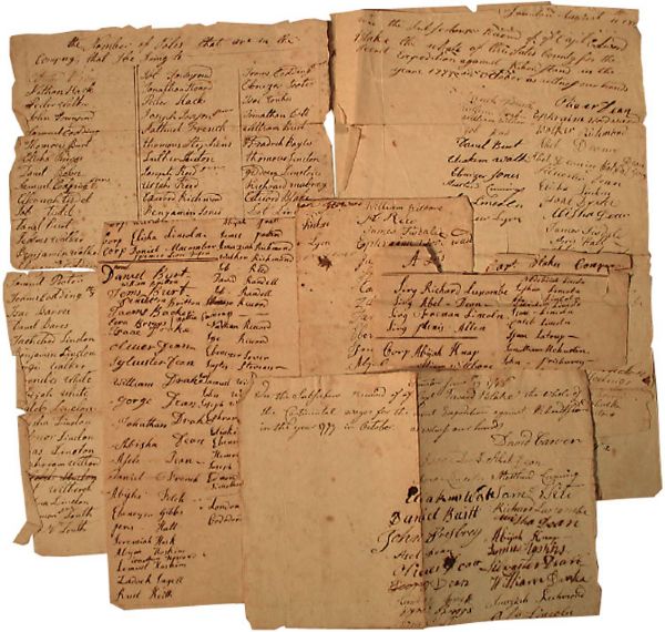 Massachusetts Militia Documents. 