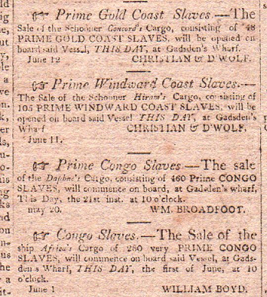 Charleston Courier from 1807