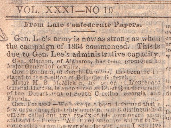 Did General Lee Surrender ?