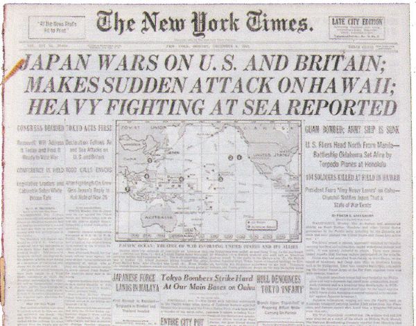 Pearl Harbor Bombed !