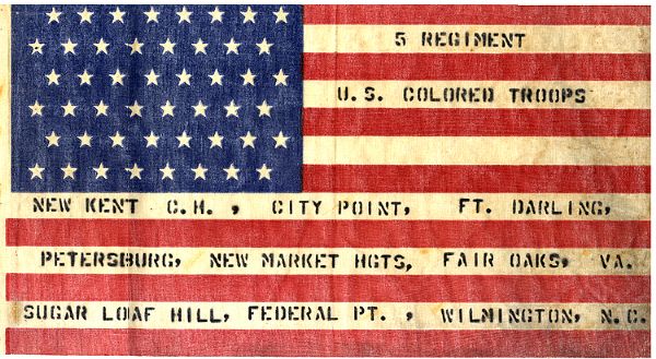 Fifth Regiment, United States Colored Troops, Reunion Flag