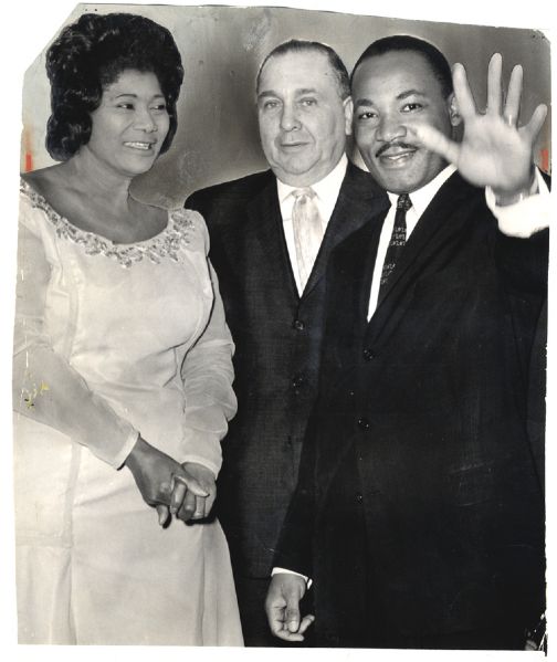 Dr. Martin Luther King and Mahalia Jackson