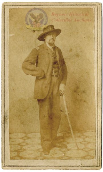 Armed New York Cavalry Officer CDV