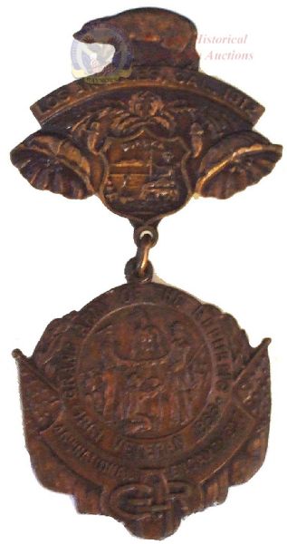 Scarce 1912 Los Angeles GAR Convention Medal