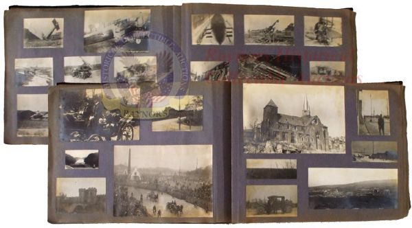 WWI American Officer's Photo Album