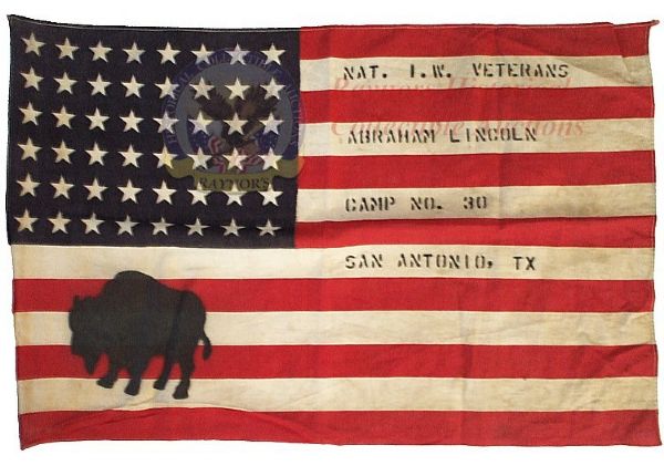 Rare Buffalo Soldiers Veterans' Flag