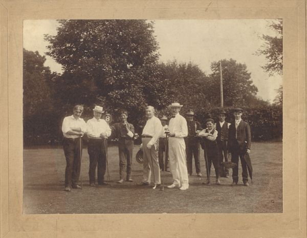 Photograph of John D. Rockefeller Playing Golf