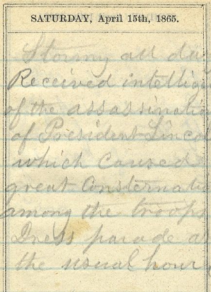 Enoch Stephens 5th NY Diary….Witnessed Execution Of Lincoln Conspirators….Booth Shoot By Corbett….Guarding Conspirators….Genl’s Grant And Sherman Reviewing Troops