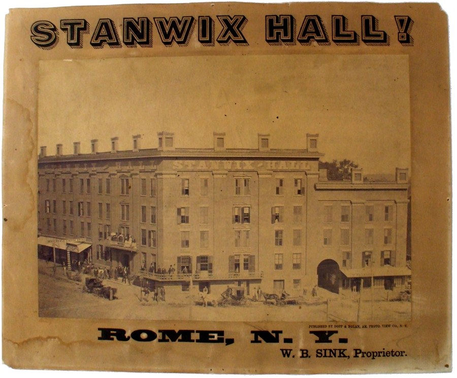 Lot Detail - Landmark Hotel - Stanwix Hall - Rome New York