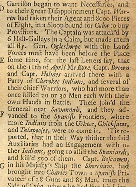 1740 - Oglethorpe Leads The Siege of St. Augustine