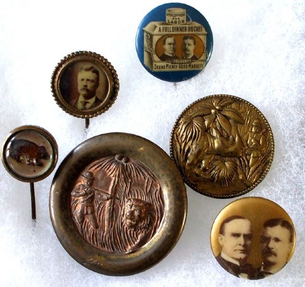 Six Small Theodore Roosevelt Items