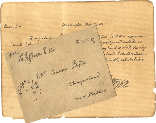 Craven Peyton Letter Facsimile