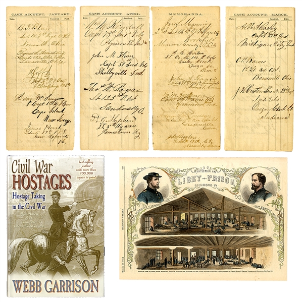 Extraordinary Libby Prison, 19 Autographs, Which Include Those Of Captain John M. Flinn & Captain Henry W. Sawyer, Each Who Were Scheduled For Retaliation Execution