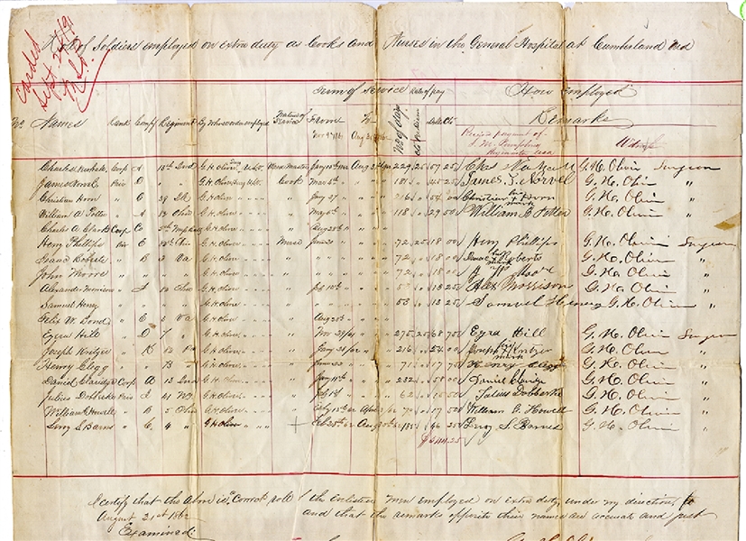 Remarkable Medical Muster Roll For NURSES