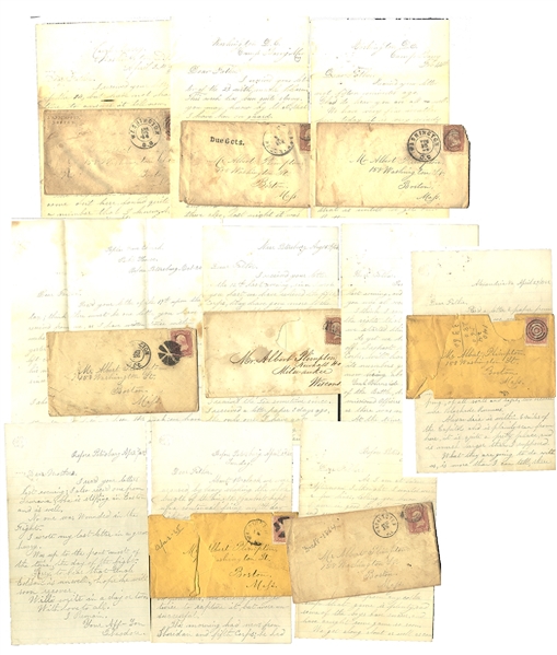 Ten Virgina Field Written Letters  - February 14, 1864 through April 29, 1865